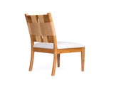 2Piece Paper Rope Dining Chairs Set, Rubber Wood Frame Upholstered Dining Side Chairs with beige W5599P547501