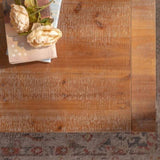 Rectangle Coffee Table with Solid Wood for Living Room, Large 2-Tier Rustic Coffee Table with W3158P297407