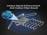 28-36dB 360&deg UV Dual-band Outdoor Antenna with Stand Black 67305137