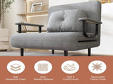 Folding Sofa Bed 5-in-1 Convertible Chair - 5-Position Adjustable Backrest with Pillow, Space-Saving 68109542