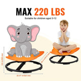 VEVOR Elephant Kids Swivel, 220 LBS Capacity, 360&deg Spinning, Autistic Kids Sensory Toy T3342P295084