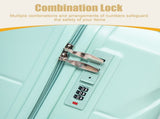 28" Large Suitcase, ABS Hardshell, Upgraded Crack-Resistant Iron Handle, Combination Lock, 360&deg W2787P536180