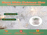 White Small Pre Lit 4 Foot Christmas Tree with 50 Warm White LED, Flame Retardant PVC Foliage, 26818683