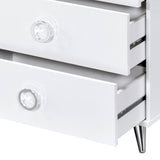 White 6-Drawer Dresser B062P209048