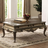 Vintage Oak Sofa Table with Bottom Shelf B062P209111