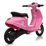 24V 250W Powerful Electric Scooter W/12" Air-Filled Tires,Hand Accelerator & Brake,Dual Rear W1578P297858