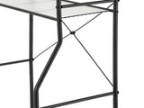 Over-the-Toilet Steel Storage Unit with 3 Shelves and Liners, Matte Black 70937258