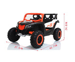 ZUN ride on car, kids electric UTV car, riding toys for kids with remote control Amazing gift for 3~6 25985103