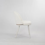 ZUN Hengming PU dining chair, metal leg without armrest, suitable for dining room, living room, W212P180123