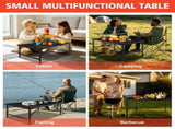 Camping Table 3-Foot with Mesh Desktop, Lightweight Portable Folding Grill Table for Outdoor Picnic 68559489