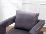 Lenola Contemporary Upholstered Accent Arm Chair, Gray T2574P164511