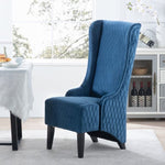 ZUN 23.03''Wide High-Back Velvet Accent Chair, Comfy High Wingback Chair, Living Room Chair with Soft W68057081