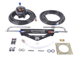Hydraulic Outboard Steering System Kit 150HP Marine Outboard Steering 2x24ft Hose for Single-Engine 20373226