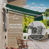 ZUN Patio Retractable Awning -AS （Prohibited by WalMart） 25304914