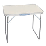 ZUN 70x50x60cm Aluminum Camping Folding Table 79741119