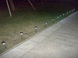 24pcs 5W High Brightness Solar Power LED Lawn Lamps with Lampshades White & Silver 80457389