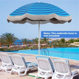 6.5-foot outdoor umbrella, Navy 06342895
