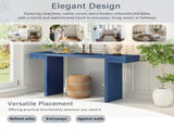 U-Style Large 60-Inch Console Table with Geometric Clean Lines Design,Stylish Entryway Table with N711P303209V