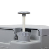 Portable Toilet With 5.3 Gallon Waste Tank and Carry Bag, Porta Potty for RV Boat Camping, Gray W2181P148123