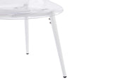 dining chair,set of 4,metal leg,PET plastic seat W234P417568