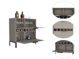 Winthrop 6-Bottle Rectangle Bar Cabinet Light Grey B06280597