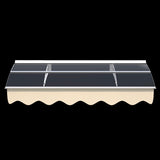 5934W Series Door Window Awning Canopy W59"xD34" Made of 0.137Inch /3.5mm Thick Virtually Crystal W2205P179824