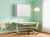 30 Inch White Shaker Double Door Wall Cabinet Solid Wood with 3 adjustable shelves Ready to Assemble T2950P366461
