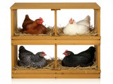 Nesting Boxes for Chickens, Wooden Chicken Nesting Box, Laying Eggs Nest Box for Chickens Hens 53791295
