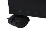 Hair Salon Storage Cart with Wheels & 3 Hair Dryer Holders & 4 Drawers & Lock & 2 Keys, Hairdressing 03688637
