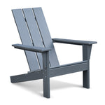 ZUN Outdoor Adirondack Chair for Relaxing, HDPE All-weather Fire Pit Chair, Patio Lawn Chair for Outside W1889140912