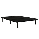 ZUN Upholstered King Size Platform Bed Frame for Bedrooms, Guest Rooms, Apartments, Dorms, Space Saving, B011P198398