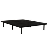 Upholstered Queen Size Platform Bed Frame for Bedrooms, Guest Rooms, Apartments, Dorms, Space B011P198400