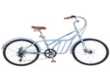 6 Speed, Steel Frame, Multiple Colors 24 Inch Bike,Commuter Bike for Adults W1019P352638
