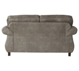 Leinster Faux Leather Upholstered Nailhead Sofa and Loveseat Set T2574P196955