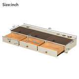 Self-pickup is not supported.47" Floating Shelf with Drawer, Multi-Purpose Wall-Mounted Vanity 59433354