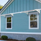 HT-100 x 80 Household Application Door & Window Rain Cover Eaves Brown Board & 28466374