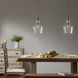 Auburn Bell Shaped Glass Pendant B03597664