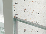 38-42" W x 71" H Piovt Swing Glass Shower Door,Pivot Frame Sliding Shower Door with 1/4" Clear W2122P199014