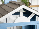 Wooden Outdoor Playhouse for Kids, with Flower Pot Holders, Door, Windows & Service Window for Ages 08532742