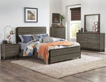 ZUN Contemporary Styling 1pc Chest of 5x Drawers with Antique Bar Pulls Two-Tone Finish Wooden Bedroom B01167249