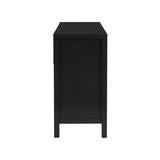 U_STYLE Minimalist Wave-Pattern Sideboard with Functional Storage,Suitable for Entryway, Hallway, N711P235893B