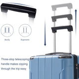20-Inch Hardshell Carry-On Luggage, Lightweight Durable ABS Suitcase with Spinner Wheels, Built-in 31077530