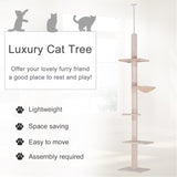 ZUN Wooden Cat House/Cat Trees /Cat Climbing Tower （Prohibited by WalMart） 64760122