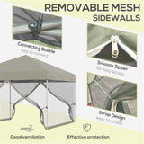10' x 10' Pop Up Canopy Tent-Beige 68181939