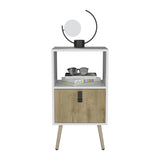 Nightstand A Magness, Bedroom, White / Macadamia B092P154880