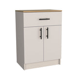 Mayorca Multistorage Pantry Cabinet, One Drawer, Two Interior Shelves Ivory - Natural Oak B200P240241