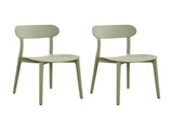 Patio Stalking Chair Set, 2 PK, Green B2783P583461
