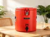 4.5 Gallon Stainless Steel Insulated Beverage Dispenser, Thermal Hot & Cold Drink Server with Spigot 61383127