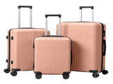 PP Trolley Case 20in 24in 28in 3PCS Suitcase Set Pink 78764763