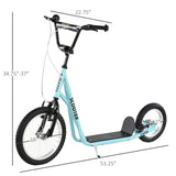 youth scooter is equipped Dual Brakes - Blue 94256172